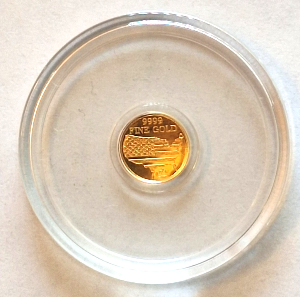 LOT 4x - 1/500 oz .9999 Fine Gold Round American Eagle in Capsule FREE SHIPPING
