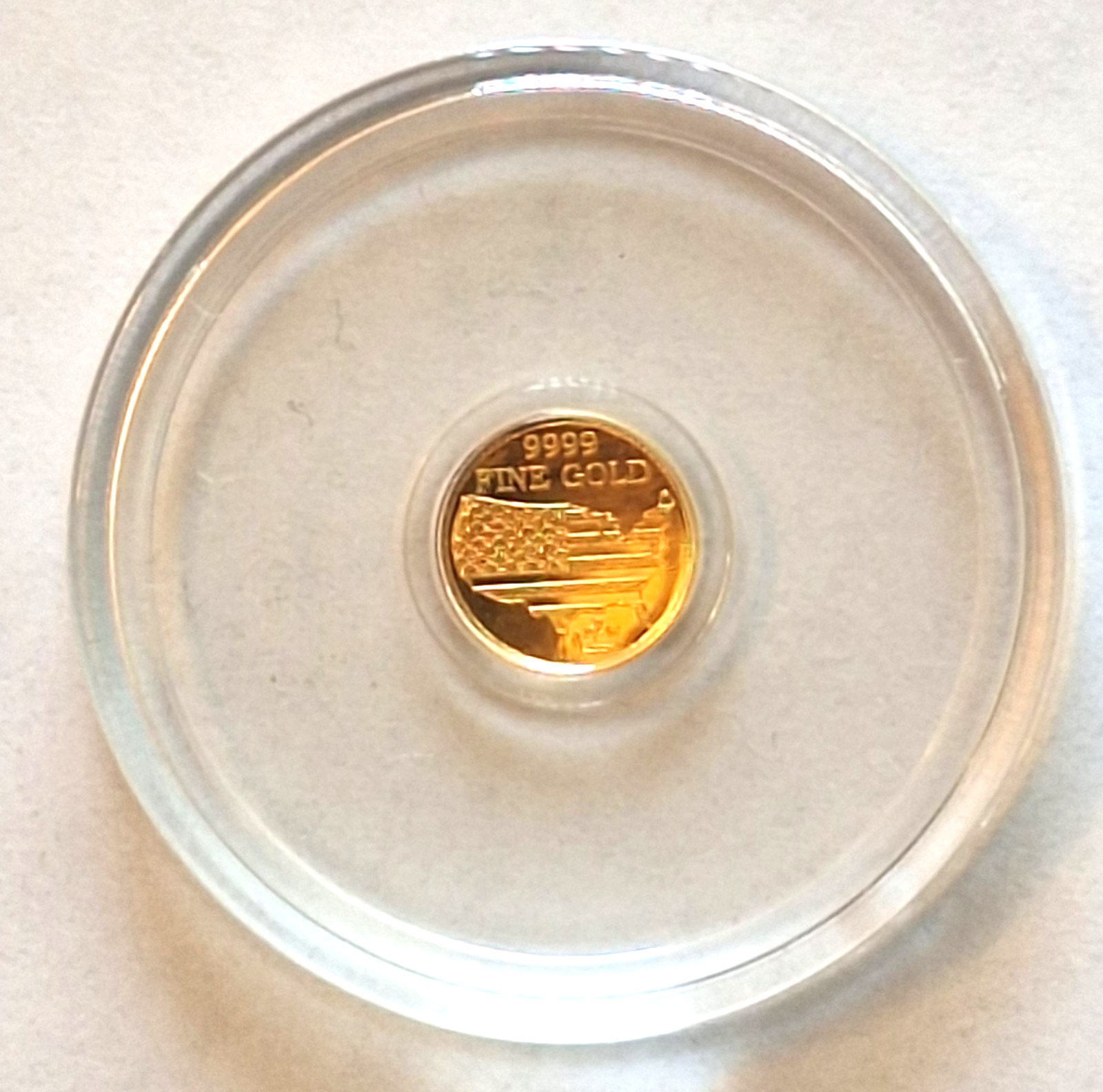 LOT 4x - 1/500 oz .9999 Fine Gold Round American Eagle in Capsule FREE SHIPPING