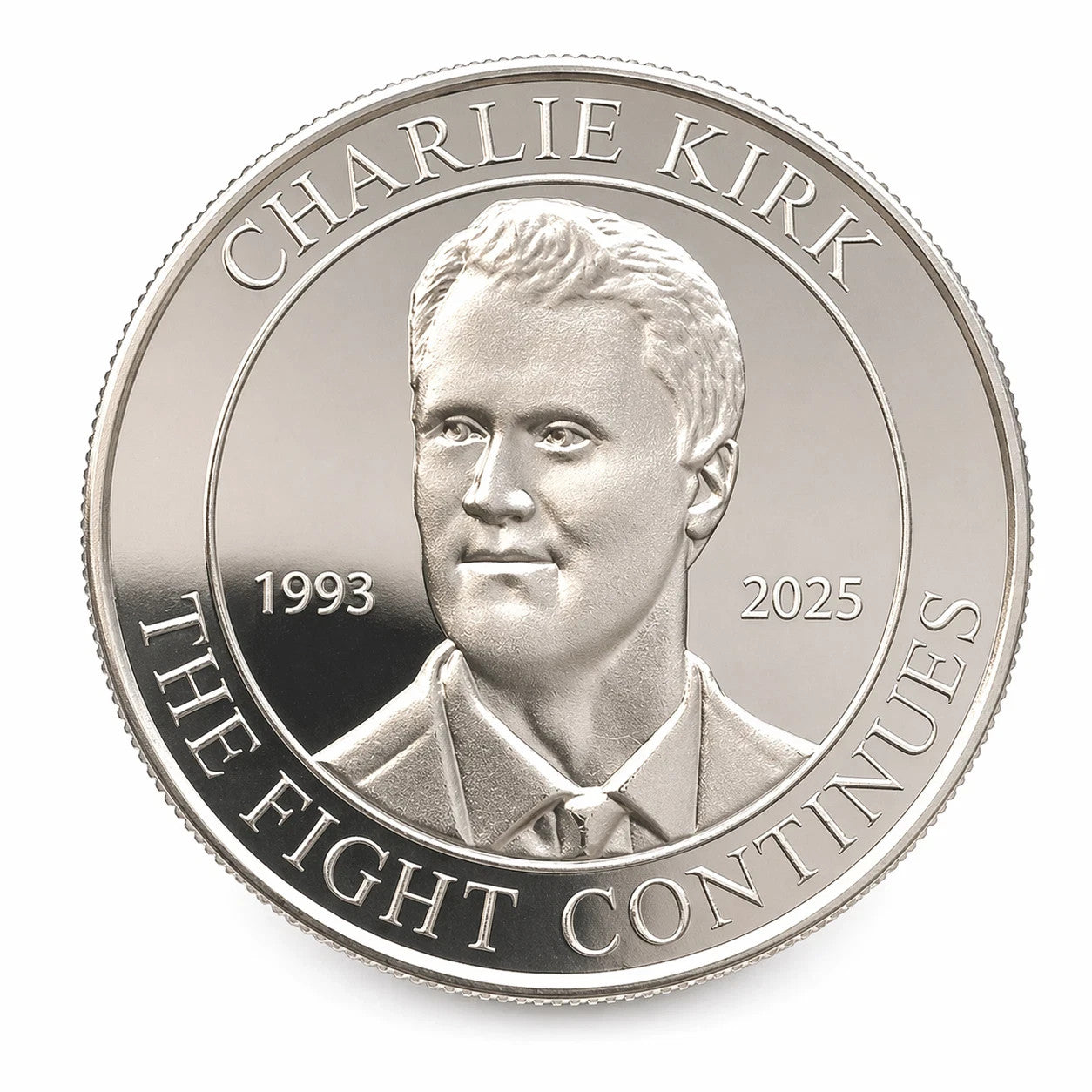 Charlie Kirk & Trump Colorized .999 Silver Set w/ Cases + 2 FREE Idaho Goldbacks