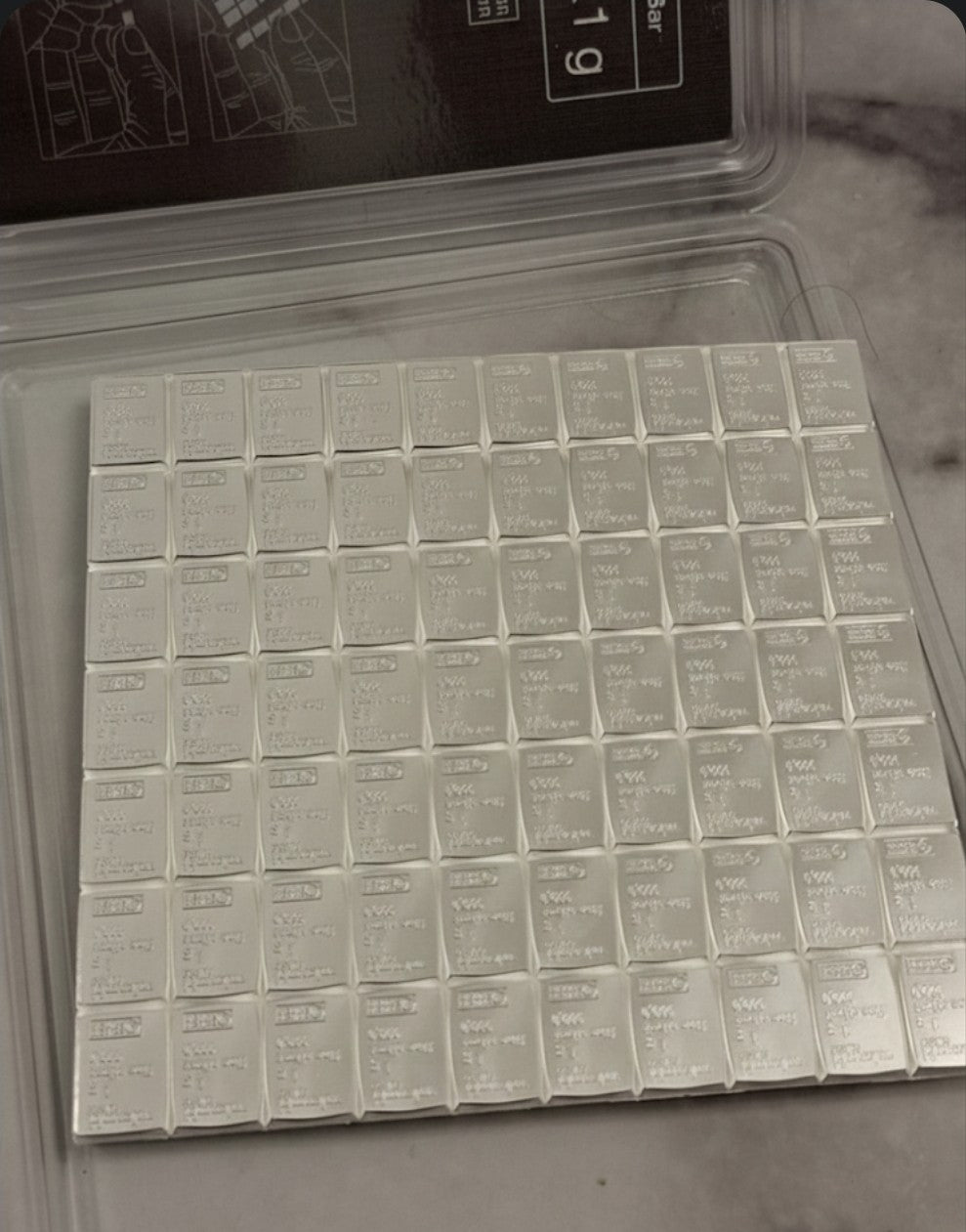50 GRAM SILVER BAR VALCAMBI SUISSE + 2 VIALS GOLD FLAKES 🔥