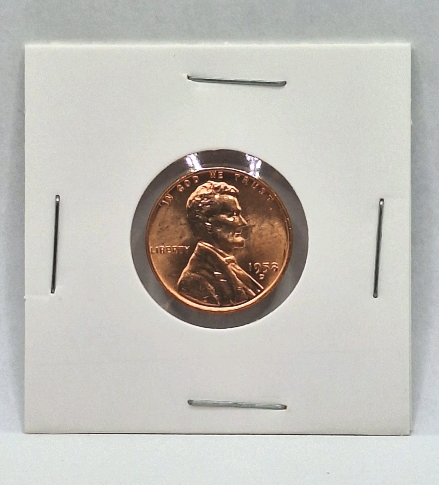 Lincoln Wheat Penny Cent BU Uncirculated - Brilliant Coin in Protective Holder