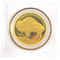 2026 Cook Islands Indian Buffalo $5 .9999 Fine Gold Coin 24k Pure Gold