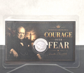 Winston Churchill Courage Over Fear Card w/ Genuine 1g .999 Silver Morgan Round