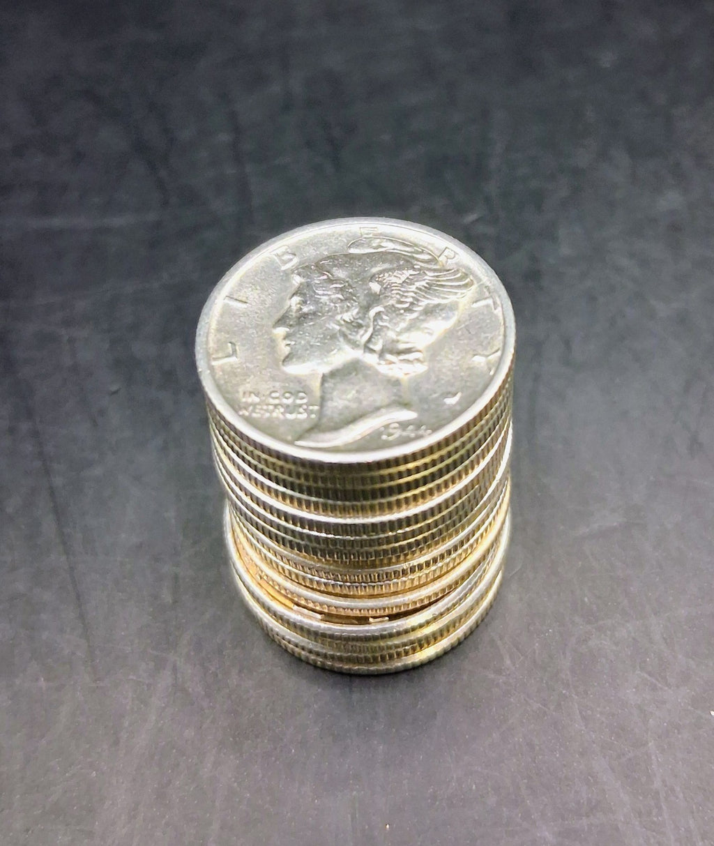Lot (2) Mercury Dime From OBW Roll Estate Hoard CHOICE-GEM BU 90% Silver  🔥