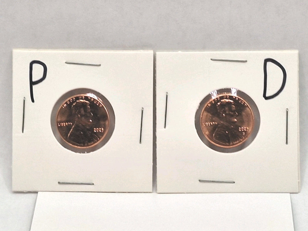 2025 PD P D ABRAHAM LINCOLN SHIELD CENT BRILLIANT UNCIRCULATED ⭐ READY 2 SHIP