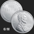 1 oz Lincoln Wheat Cent Silver Round
