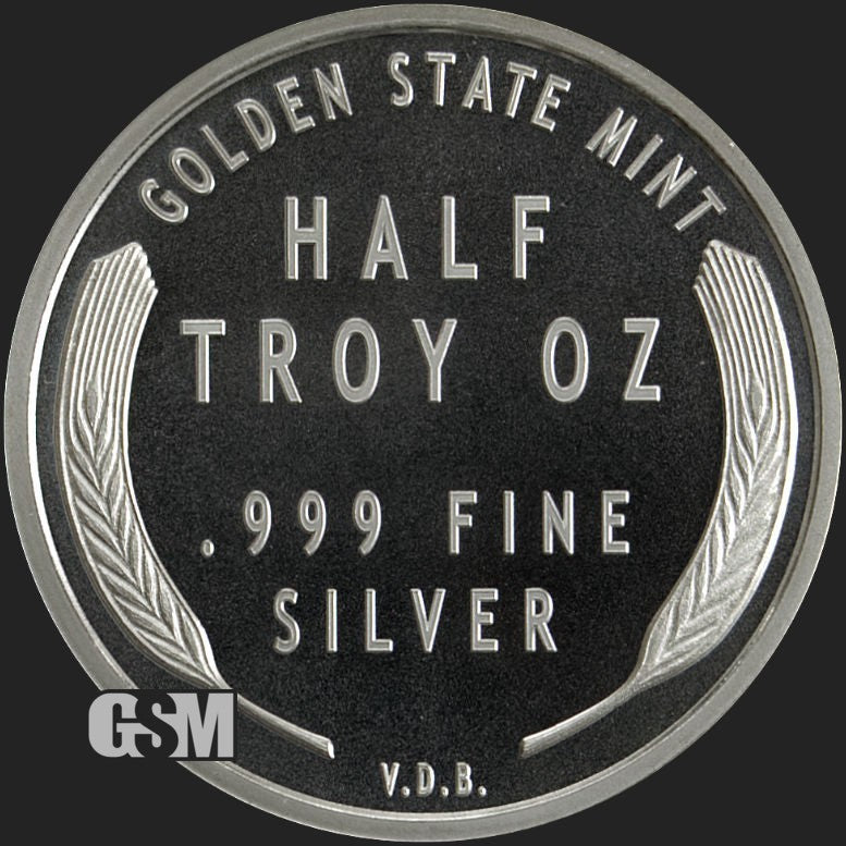 1/2 oz Lincoln Wheat Fractional Silver Round
