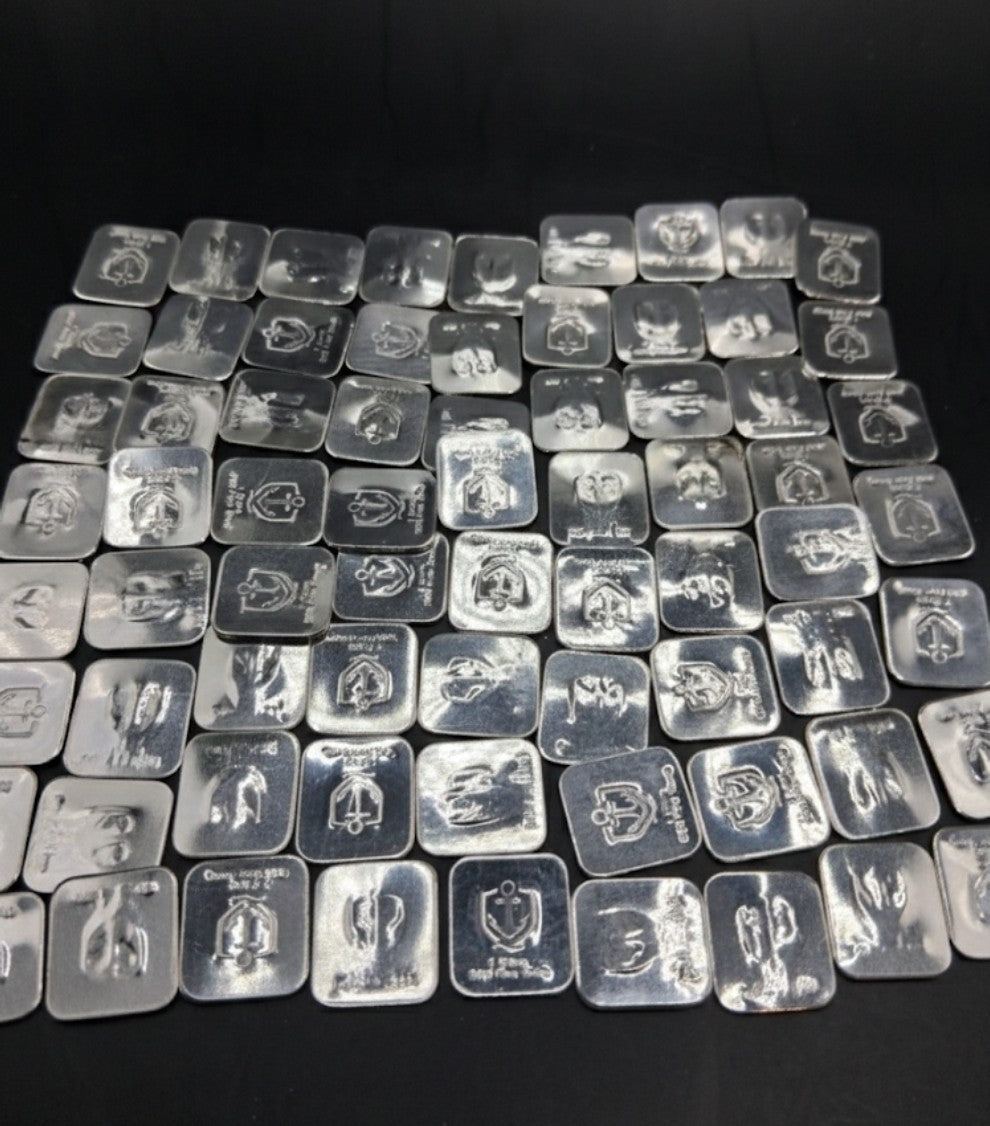 (50x) Pure .999 Fine Silver Bar Premium Rare New Bullion Estate Lot 1 Gram ✨️