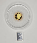 🔥 Mercury Gold Dime 1/200 oz .9999 Gold + FREE Valcambi Silver Bar ✨