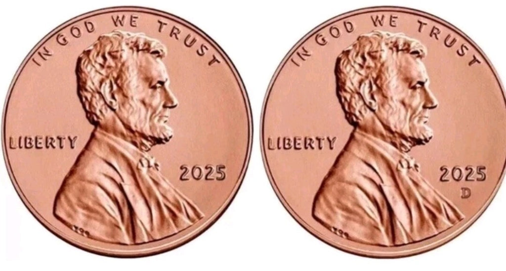 2025 P&D Lincoln Shield Cents. BU ,Uncirculated Pennies, 2 Coin Set