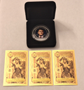1oz .999 Silver Charlie Kirk Memorial Coin w/ Case + 3 BONUS Idaho Goldbacks!