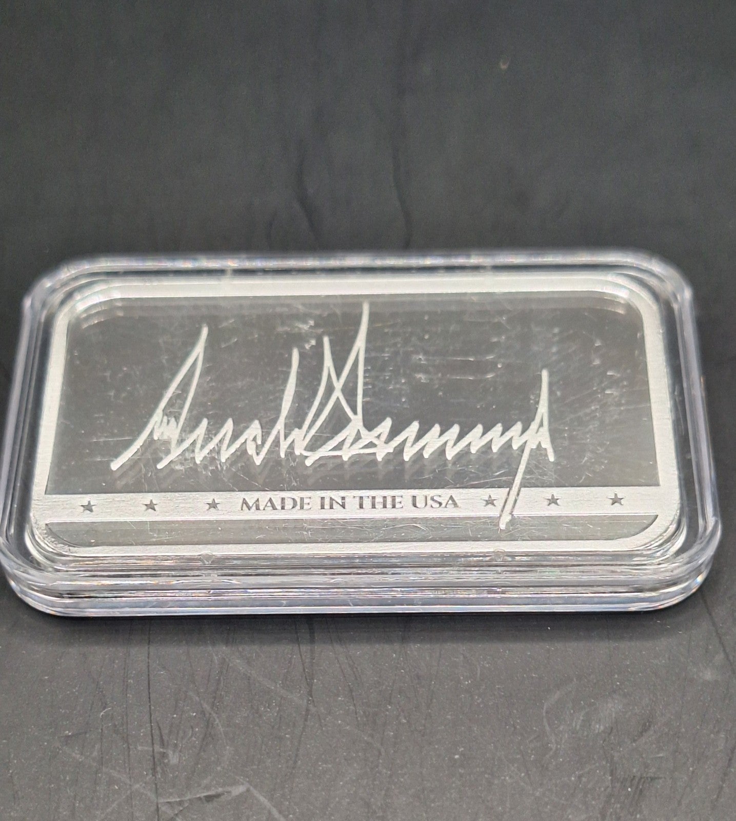 Trump Presidential Silver Bar (Colorized) - 1 Troy Ounce, .999 Pure Silver