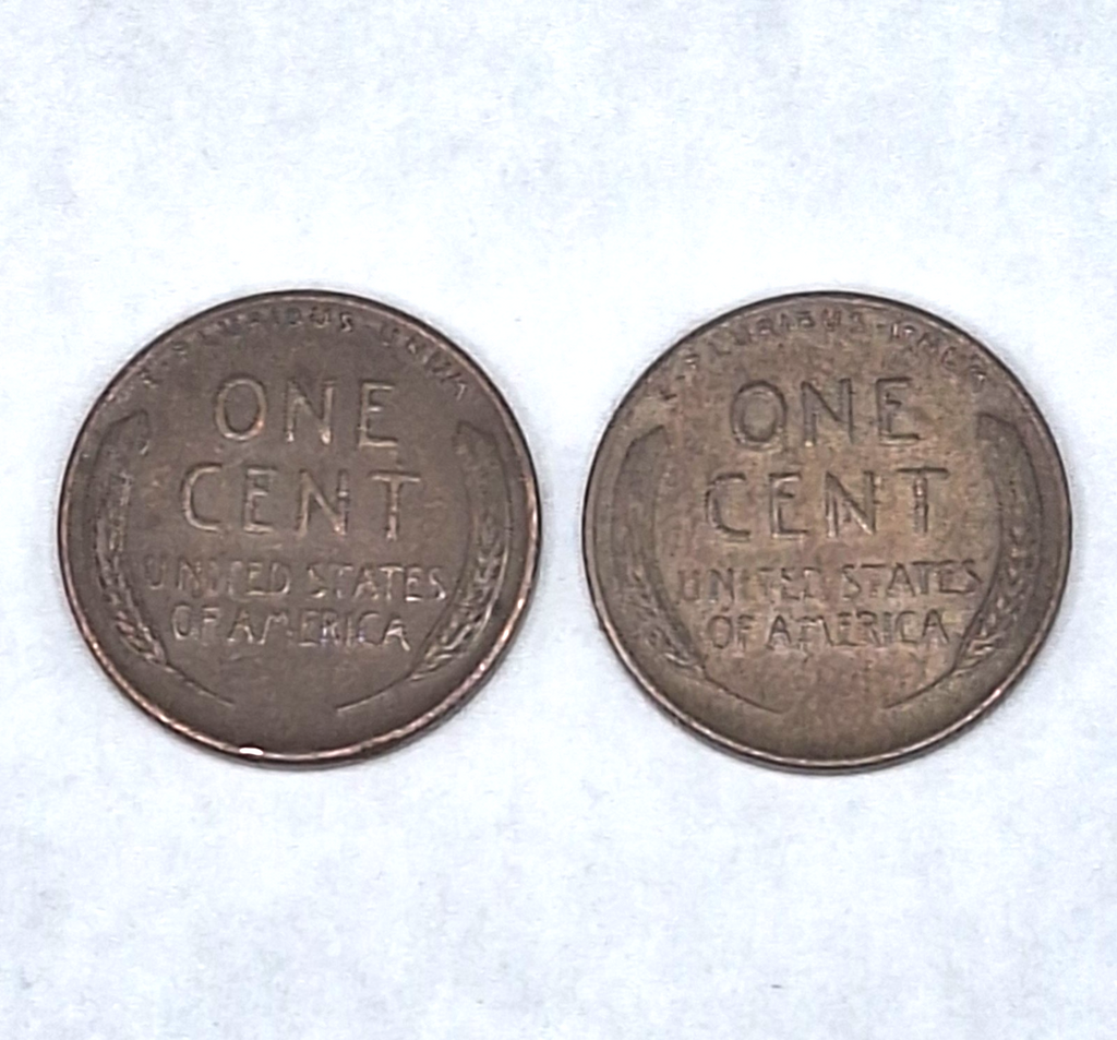 LOT 2 - 1909-1958 - Random Date Lincoln Wheat Penny - Free Shipping *Circulated*