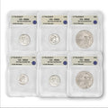 The 4th Of July 1776-2026 Bundle -6pc - ICG 66 Nickel Dime Half Dollar USA 250