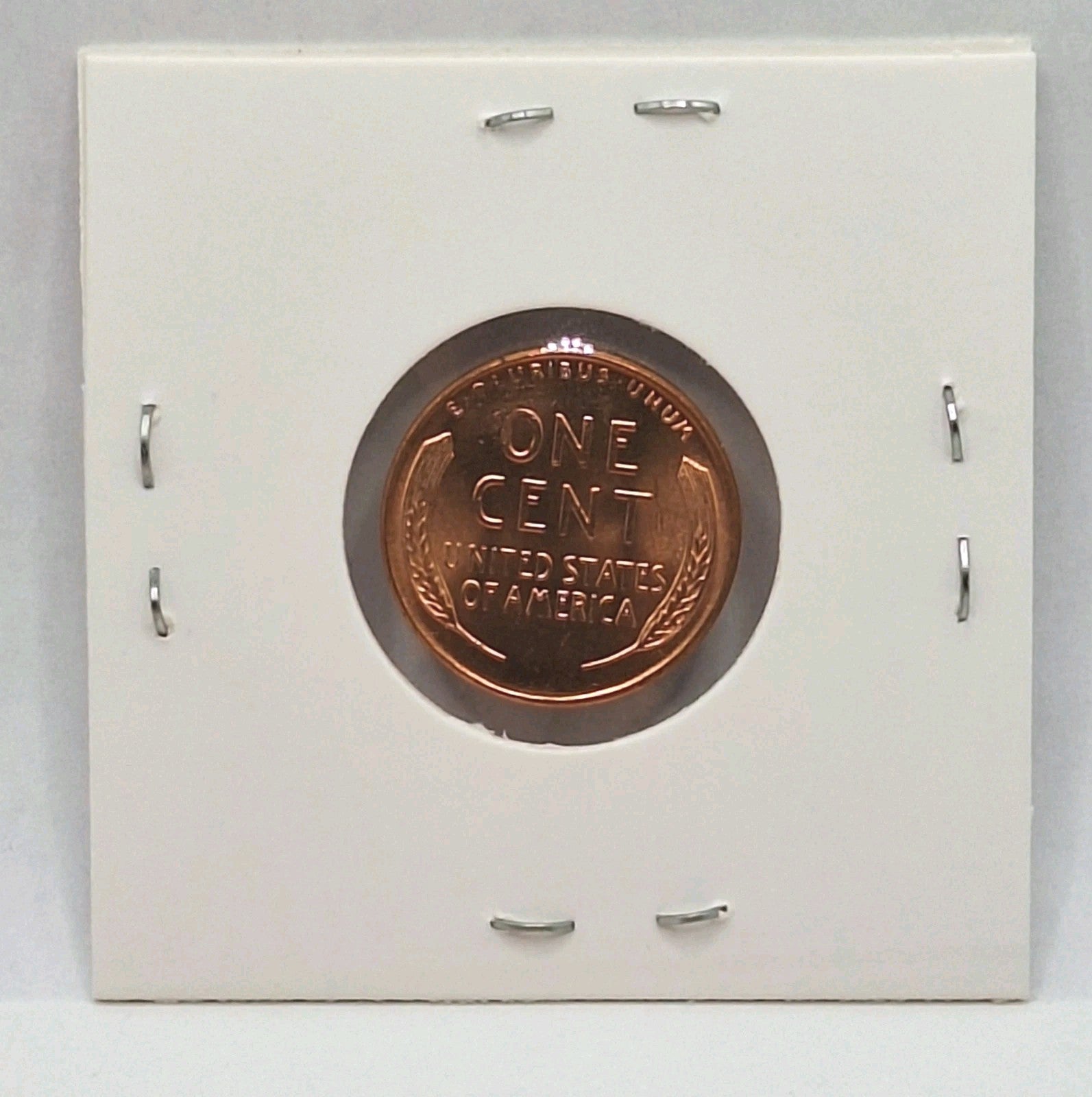 Lincoln Wheat Penny Cent BU Uncirculated - Brilliant Coin in Protective Holder