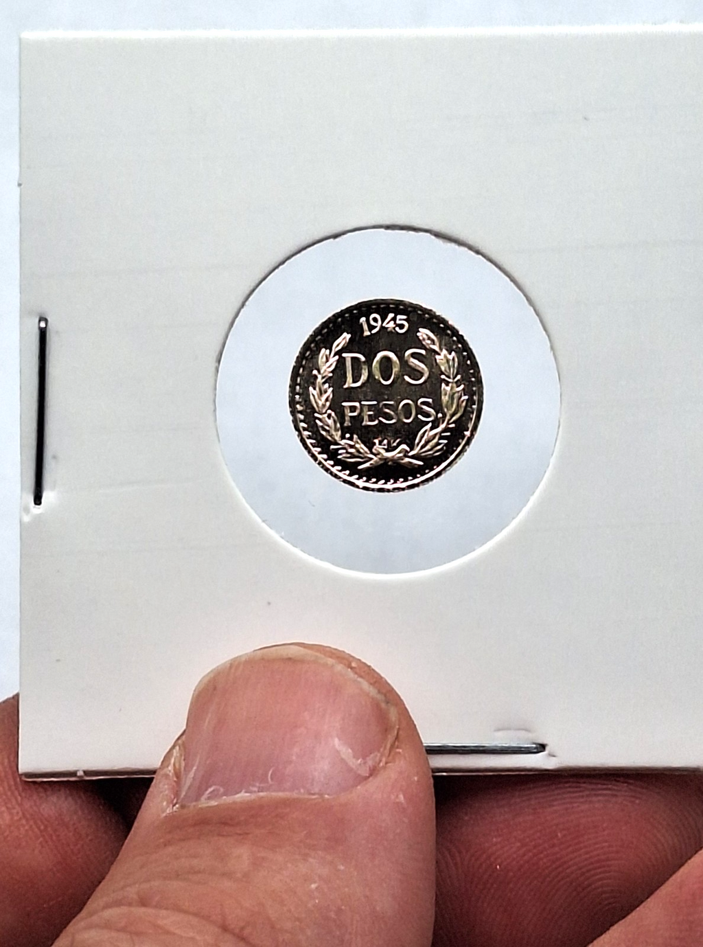 LOT OF 2 ✨ 14K 2 Pesos Gold Coin 🇲🇽💰 Privately Minted *IN Protective Holder*