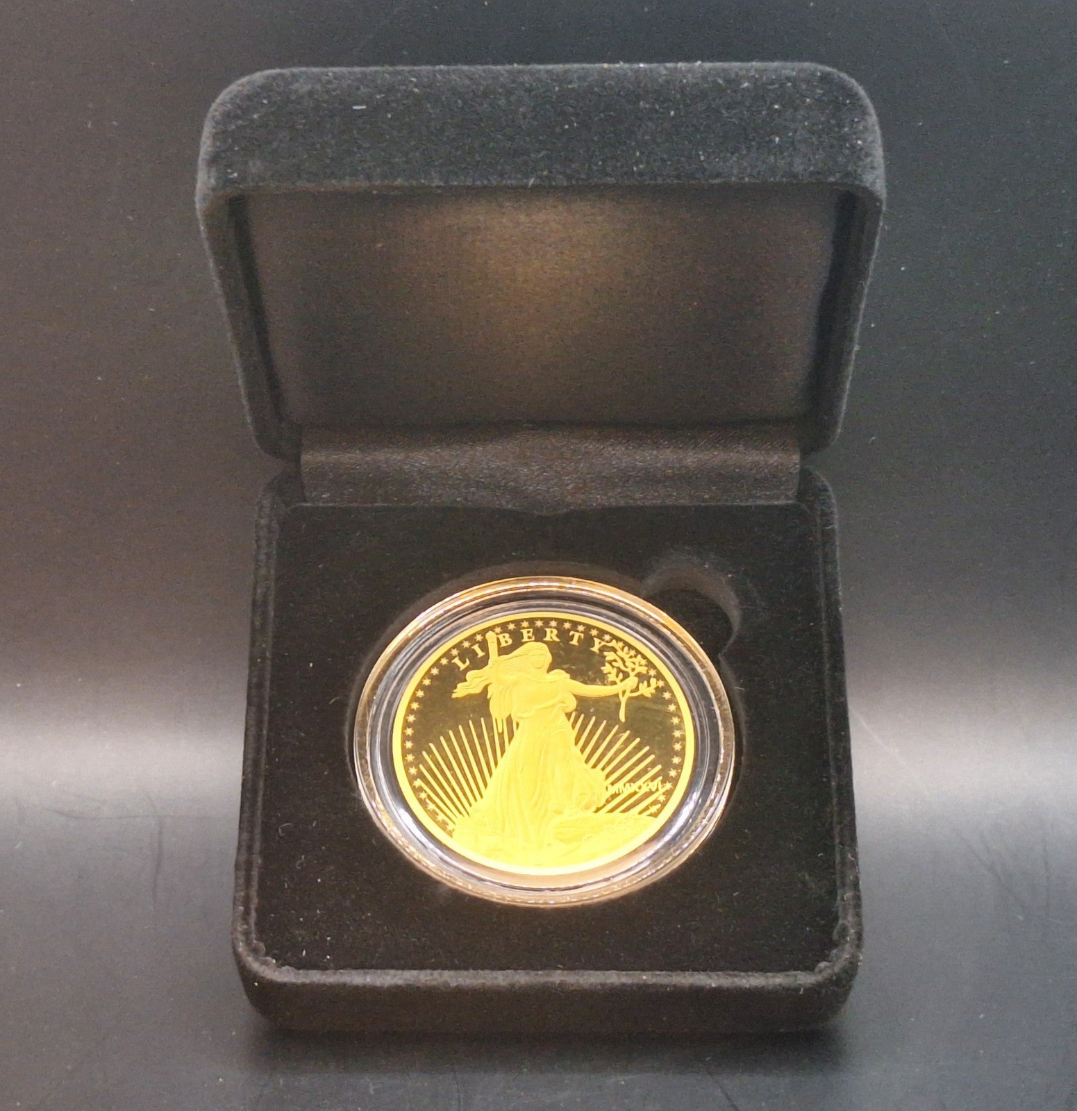 2026 Cook Islands Saint-Gaudens $5 Gold Coin 24K .9999 Fine Gold w/ Display Case