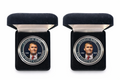 Set of 2 🇺🇸 Charlie Kirk Memorial 1 oz .999 Silver Coins w/ Display Case & COA