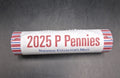 2025 P Lincoln Shield Cent Penny BU-1 Sealed Roll of 50