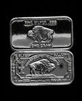 10 x Silver 1 Gram Buffalo Bars