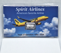 Spirit Airlines Farewell Card w/ Genuine 1g 1957 Chevy .999 Fine Silver Bar