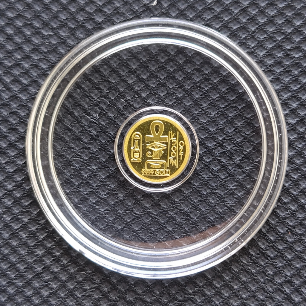 Monarch Eye of Ra .9999 Fine Gold Round Sealed Capsule BU