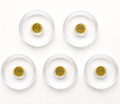 5x 1/500 Troy Oz .9999 Fine Gold Egyptian Eye of Ra Round Coin Bullion Handmade
