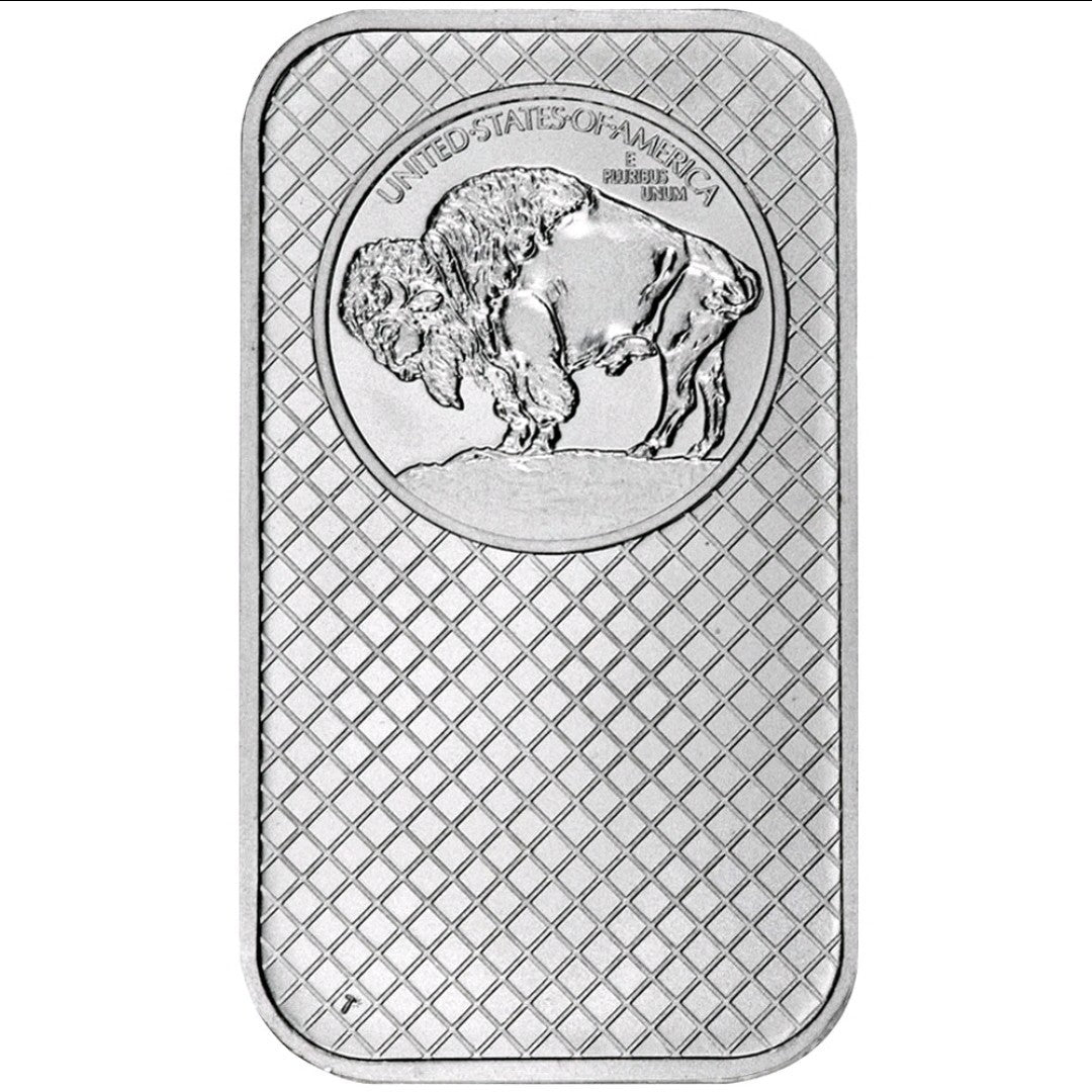 Lot of 2 - 1 Troy oz Buffalo .999 Fine Silver Bar Sealed