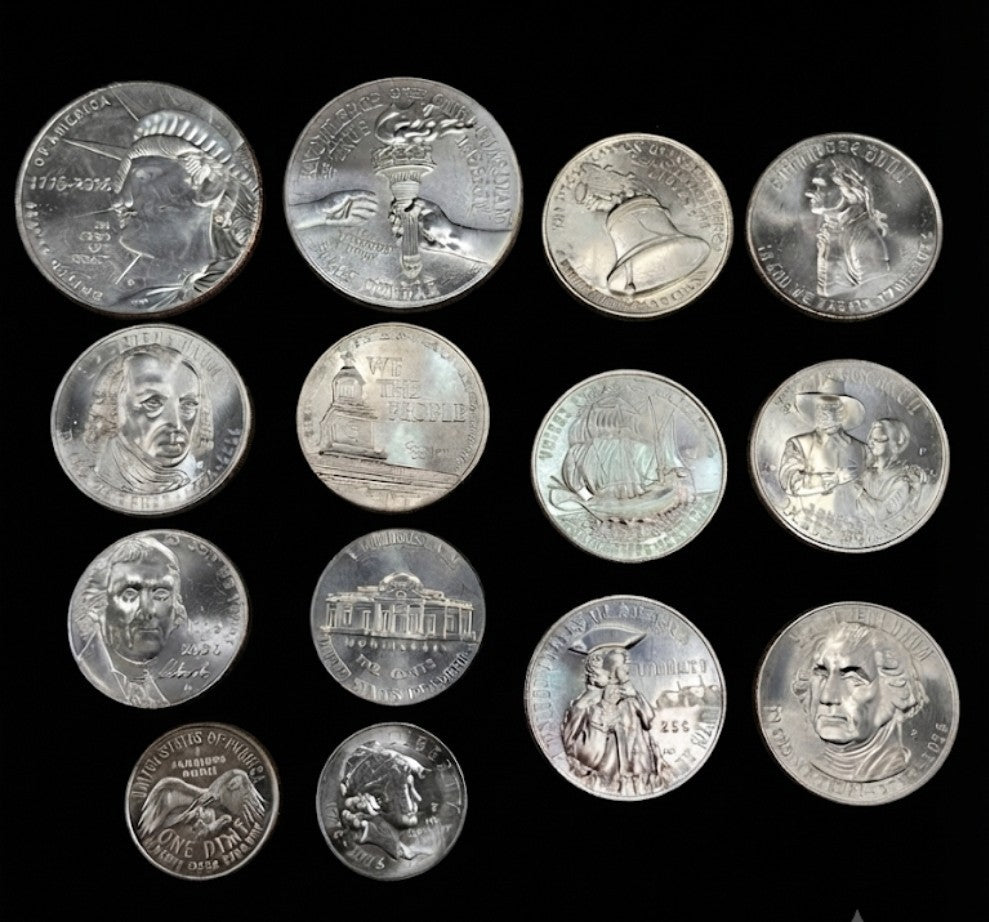 1776-2026 P&D 250th Anniversary US Coin Set BU 14 Coins Half Quarter Dime Lot