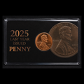 2025 D Lincoln Cent Penny BU Last Penny Minted Premium Laminated Card FREE SHIP