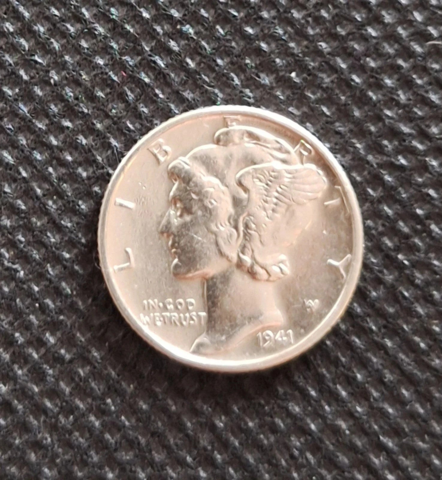 Mercury Dime GEM BU Uncirculated 90% Silver + 2025 P&D Pennies BU Set