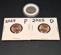 Buffalo Nickel Full Date in Holder & 2025 P&D Lincoln Shield Cent Set BU
