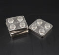 Silver Starter Lot: (2) 1/8 oz .999 Fine Silver Bricks - Stackable Bullion Bar