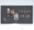 Winston Churchill Tribute Card w/ Genuine 1g .999 Fine Silver Rose Bar