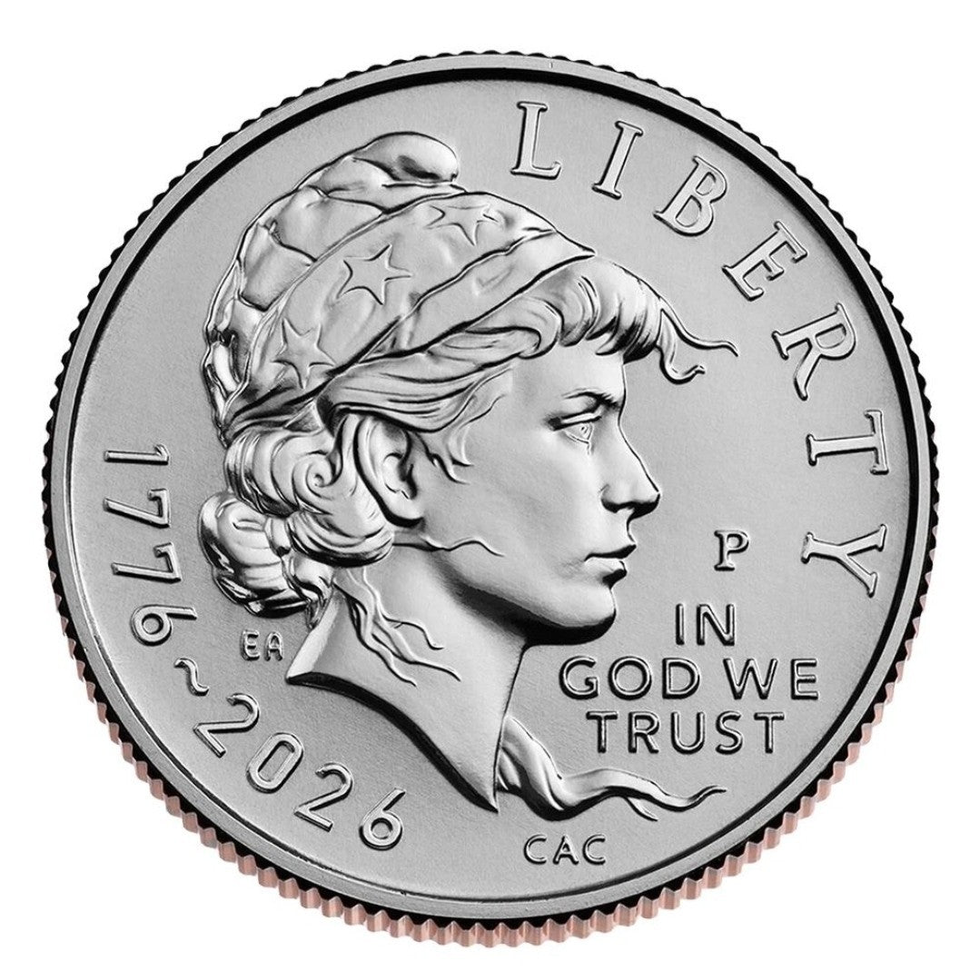 2026 P&D Mint Emerging Liberty Dime 50-Coin Rolls Lot 2 Rolls