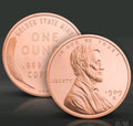 Lot 10 x 1 oz Lincoln Wheat Cent Copper Round .999  Copper Bullion 1 AVDP Ounce