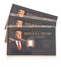3x Donald Trump Tribute Card w/ Genuine 1g Valcambi Suisse .999 Fine Silver Bar