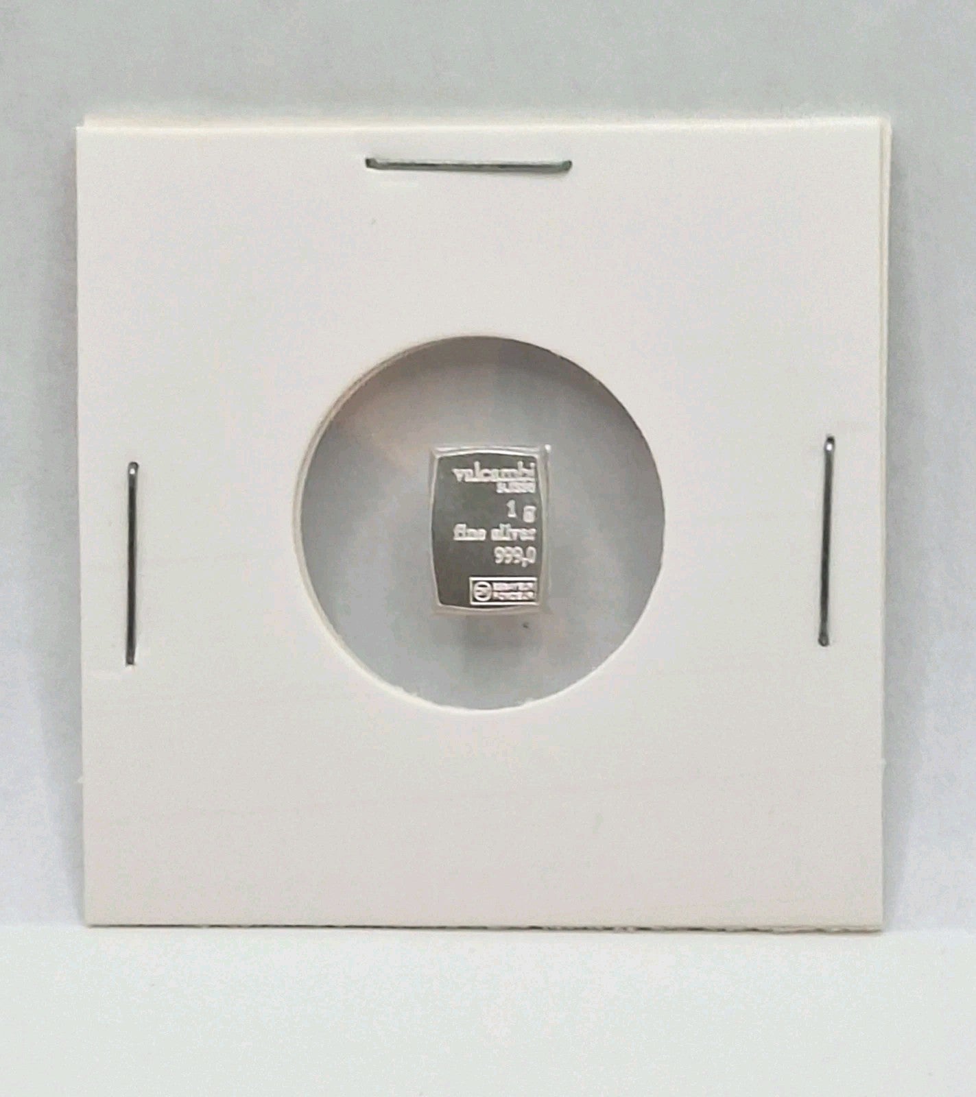 Valcambi Suisse 1g Silver Bar .999 Fine Pure Bullion In Protective Holder
