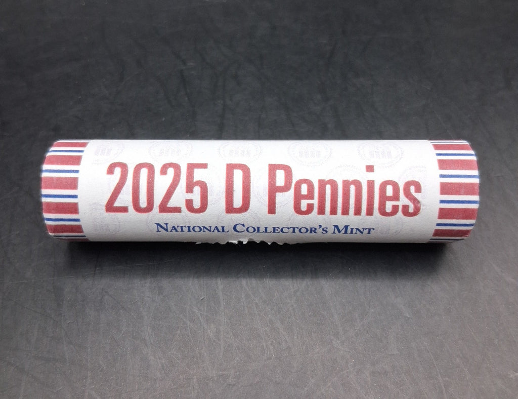2025 D Uncirculated Lincoln Shield Penny (1 Sealed Roll) BU Red