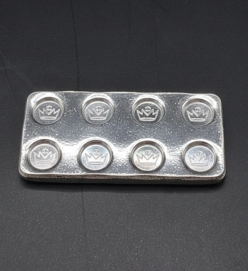 Lot of 3 - 1/4 oz .999 Fine Silver Bars (3/4 oz Total) Stackable Building Blocks