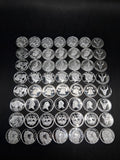 Lot 45 x Pure .999 Fine Silver Rounds Premium New Bullion Estate Coin Designs 🔥