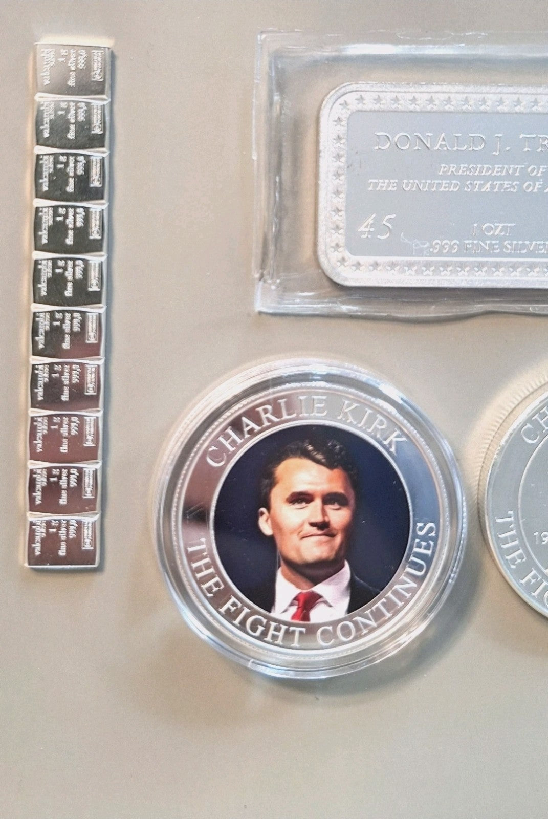 Christmas Silver Starter Kit 🎁 Trump Bar Kirk Rounds Indian Buffalo Liberty