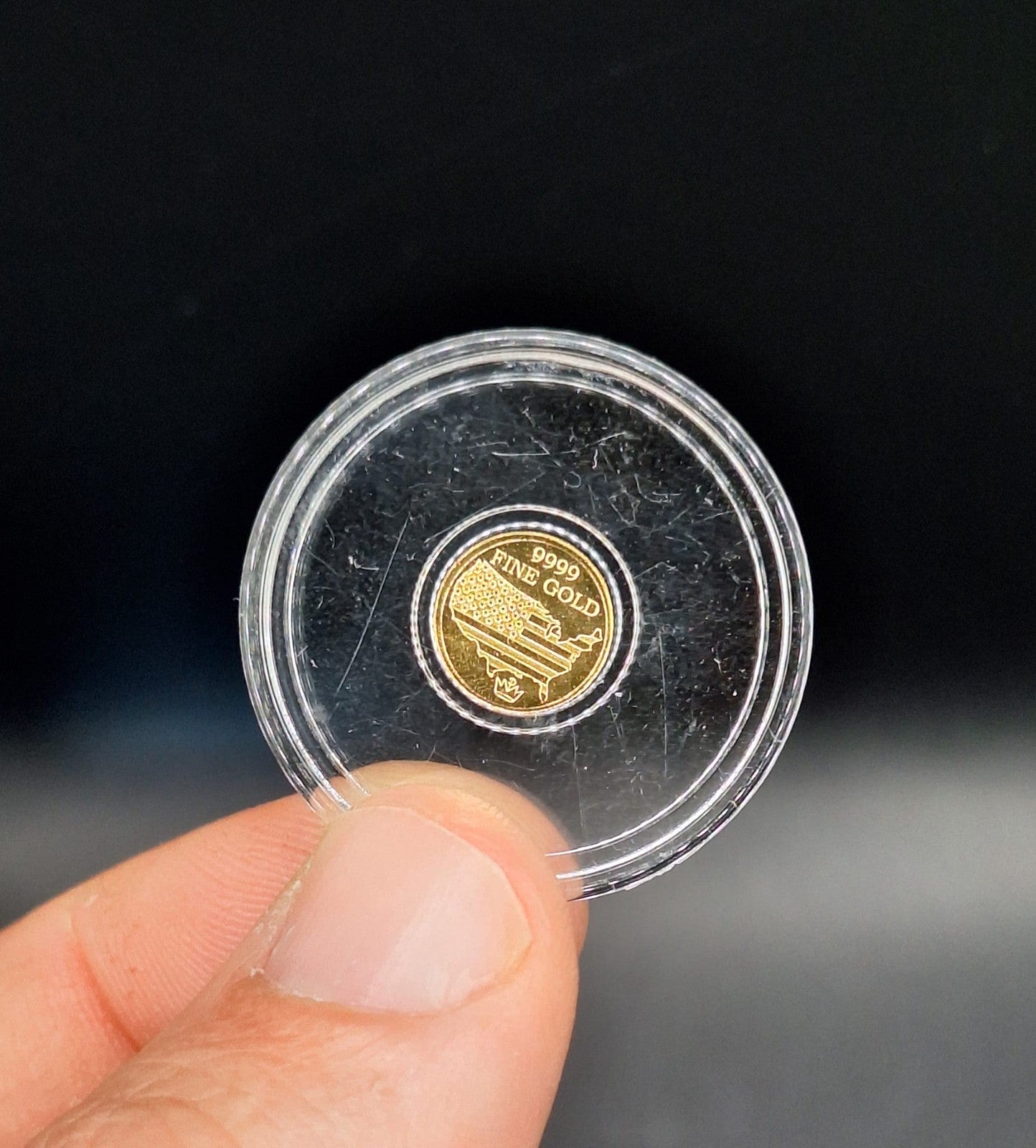 TACTICAL SKELETON - 1/200 oz .9999 Fine Gold Round by Monarch