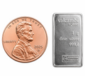 2025-D Lincoln Cent BU Last Penny Minted + 1g Valcambi .999 Silver Bar Free Ship