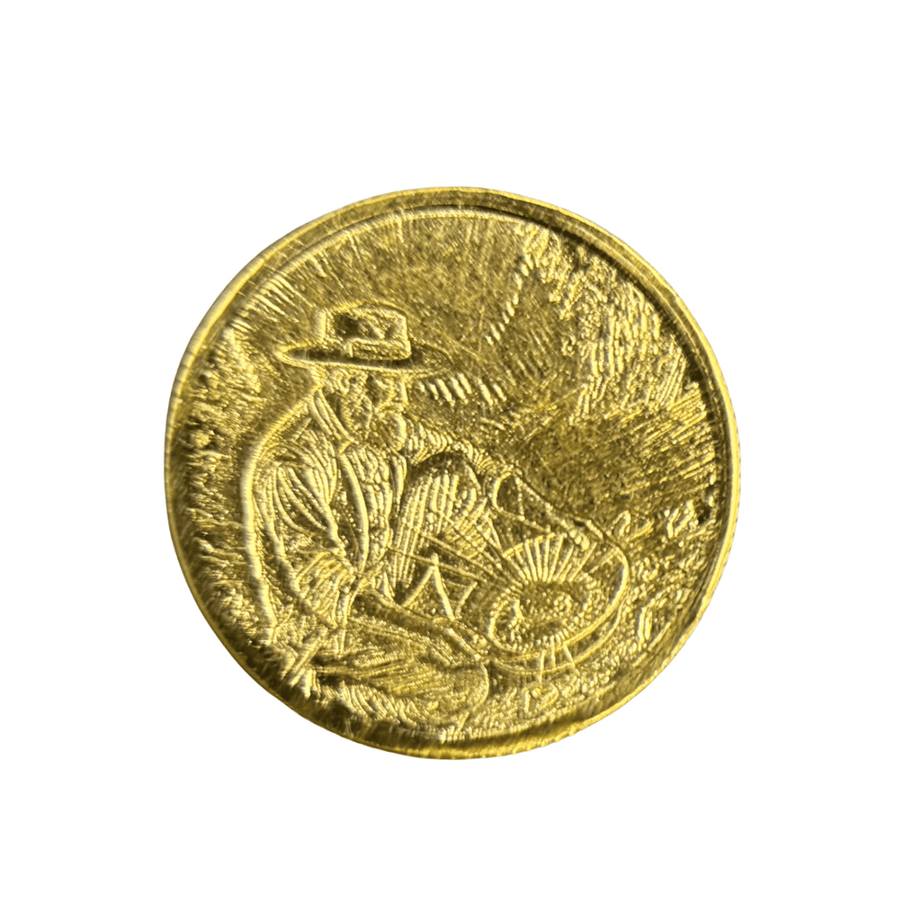 1/100 oz .9999 Fine Gold Round - Gold Prospector (Sealed in Capsule)
