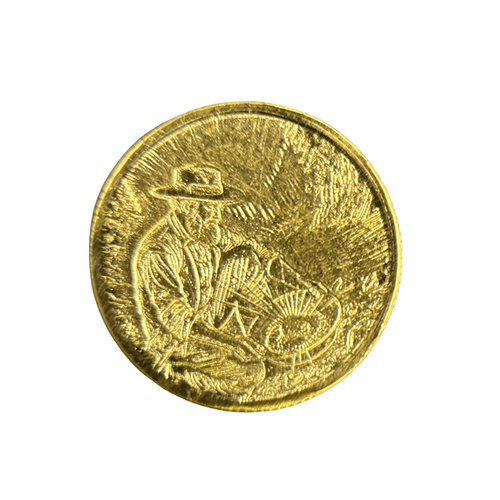 1/100 oz .9999 Fine Gold Round - Gold Prospector (Sealed in Capsule)