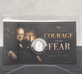 Winston Churchill Tribute Card w/ Genuine 1g .999 Fine Silver Sitting Bull Round