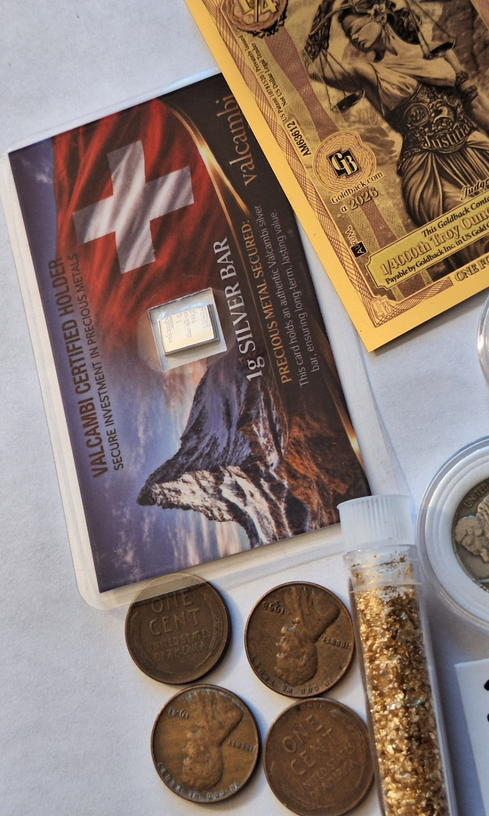 ESTATE SALE COIN LOT | Wheat Pennies, Buffalo Nickels, Goldbacks, Gold & Silver
