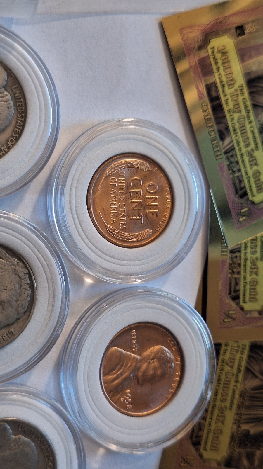 ESTATE SALE COIN LOT | Wheat Pennies, Buffalo Nickels, Goldbacks, Gold & Silver