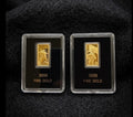 Lot 2 x Gold Bar Set America .9999 Fine  Lady Liberty Gaudens Minuteman 🇺🇸